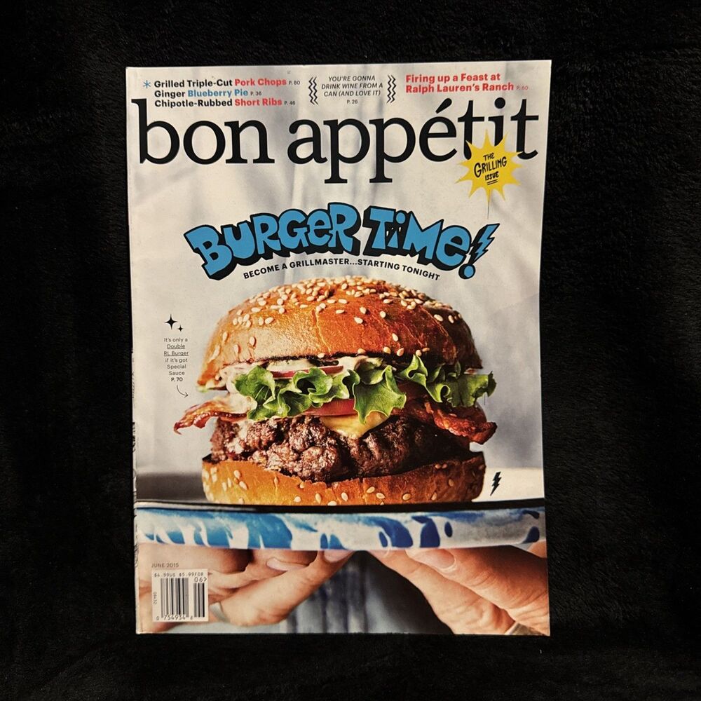 Bon Appetit Magazine June 2015 Coconut & Cream Flakiest Butteriest Crust Salads